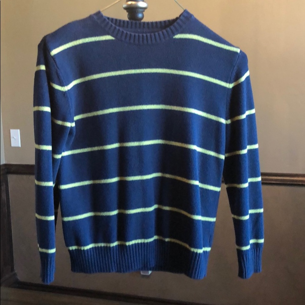Gap Kids navy/yellow strip sweater